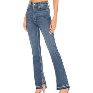 Free People Emmy Split Hem Bootcut Jeans